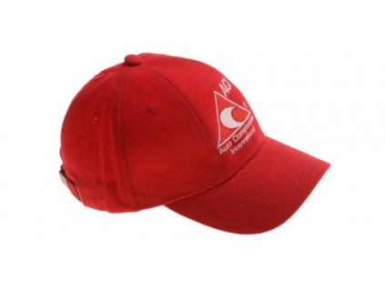 Čepice s kšiltem - baseball červená ACI