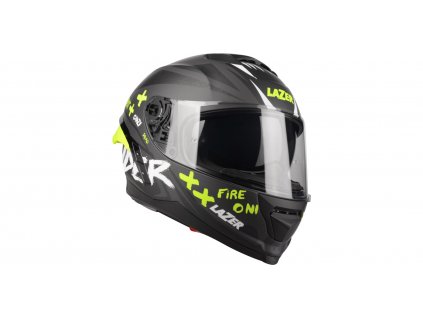přilba Rafale SR Ride Oni, LAZER - Belgie (černá/šedá/fluo zelená/matná)