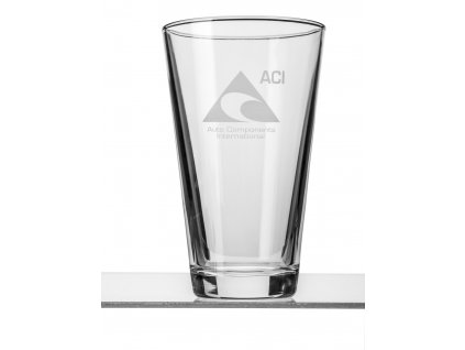 sklenička s logem ACI, objem 0,3 L