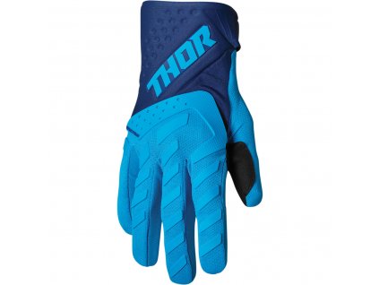 THOR SPECTRUM BLUE/NAVY 2022 motokrosové rukavice