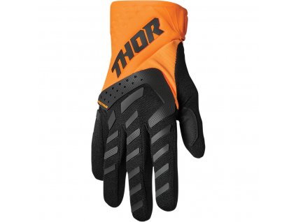 THOR SPECTRUM ORANGE/BLACK 2022 motokrosové rukavice