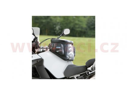 tankbag na motocykl X20 Adventure QR, OXFORD (černý, s rychloupínacím systémem na víčka nádrže, objem 20 l)