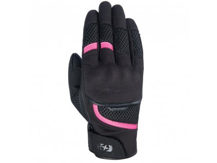 rukavice BRISBANE, OXFORD, dámské (černá/růžová) (Velikost/Provedení S)