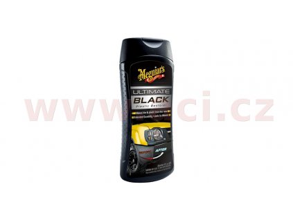 MEGUIARS Ultimate Black Plastic Restorer - oživovač a ochrana plastů v exteriéru i interiéru 355 ml