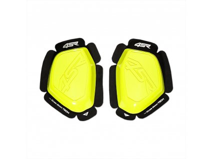 4SR knee sliders fluo yellow 1