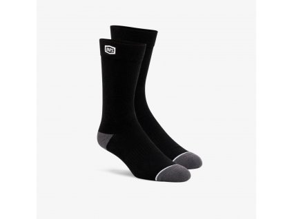 ponožky SOLID, 100% - USA (černá)