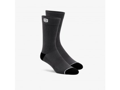 ponožky SOLID, 100% - USA (šedá)