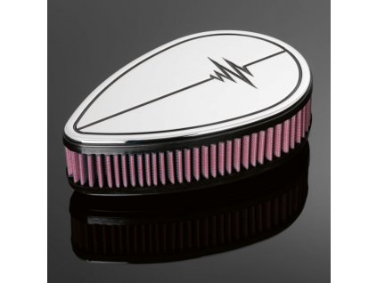 Highway Hawk H291-2001 Vzduchový filtr Flatliner Honda VT750 (Velikost/Provedení Chrom)