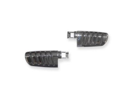 Stupačky řidiče Highway Hawk TECH GLIDE pro HARLEY DAVIDSON (pár) (Velikost/Provedení Chrom)