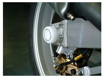 Chrániče kyvné vidlice, Suzuki GSX, bílé (Velikost/Provedení Bílá)