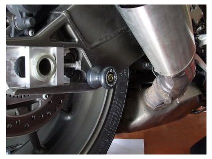 M8 Ochranné špulky do kyvky (pár), BMW S1000RR, černé (Velikost/Provedení Černá)