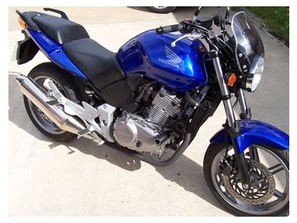 Padací chrániče, Honda CBF500 '04-, černé (Velikost/Provedení Černá)