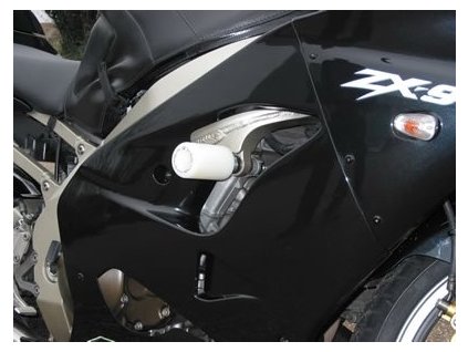 Padací chrániče - Kawasaki ZX9R F '02-, bílé (Velikost/Provedení Bílá)