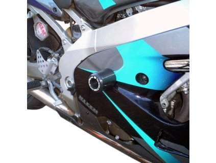 RG Racing padací chrániče pro motocykly KAWASAKI ZX9R C1/C2/E1/E2, (pár), černé (Velikost/Provedení Černá)