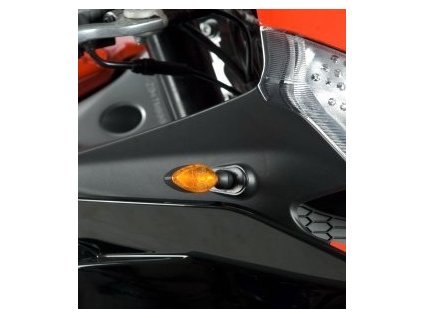 Adaptéry mikroblinkrů pro Aprilia RS4 125 (2011), černý (Velikost/Provedení Černá)