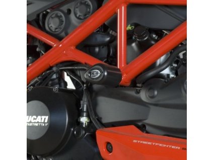 Aero padací chrániče RG Racing pro motocykly DUCATI 848 Streetfighter, černé (Velikost/Provedení Černá)