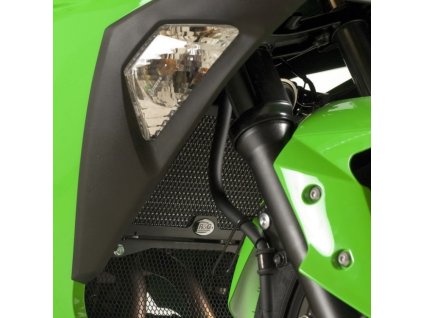 Ochranná mřížka chladiče černá - Kawasaki Ninja 300 / 250 '08-'13 / Z250 (Velikost/Provedení Černá)