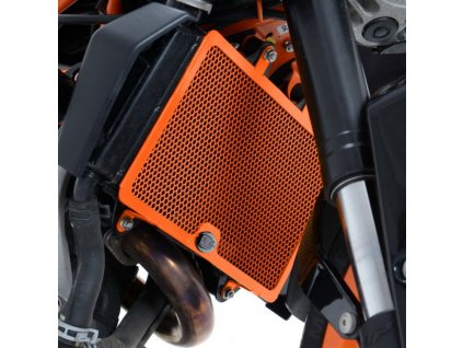 Ochranná mřížka chladiče, oranžová - KTM 125/200 Duke (Velikost/Provedení Černá)