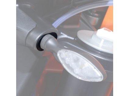 Adaptéry mikroblinkrů pro KTM 1290 Superduke '14-, černé (Velikost/Provedení Černá)