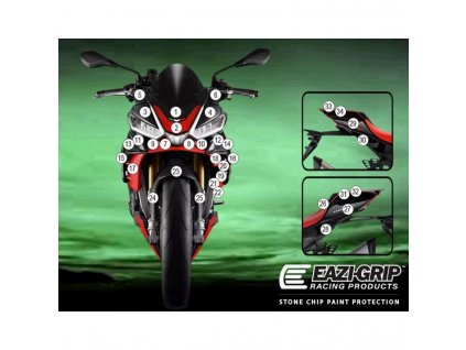 RG "Second Skin" ochranná folie Aprilia TUONO V4 1100 (2021-22)