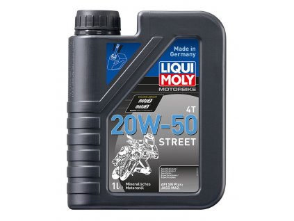 LIQUI MOLY Motorbike 4T 20W50 Street, minerální motorový olej 1 l