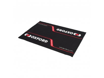 rohožka před vstupní dveře RACE, OXFORD (černá/bílá/červená, rozměr 90 x 60 cm)