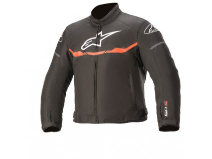 bunda T-SP S WATERPROOF, ALPINESTARS, dětská (černá/červená fluo) 2026 (Velikost/Provedení 150)