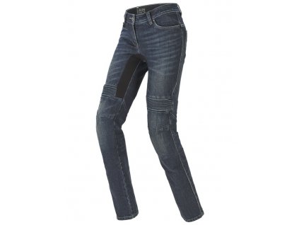 kalhoty, jeansy FURIOUS PRO LADY, SPIDI, dámské (tmavě modré, seprané)