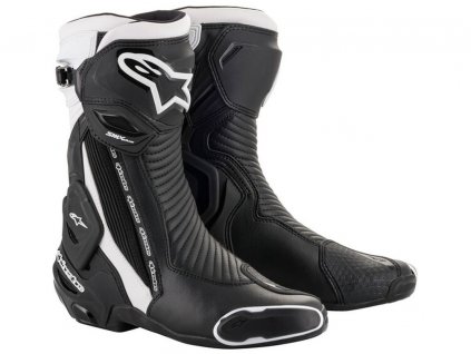 boty SMX PLUS 2, ALPINESTARS (černá/bílá) 2024