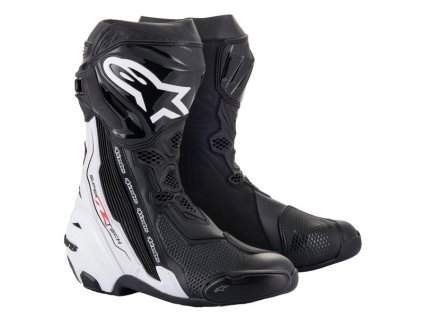 boty SUPERTECH R, ALPINESTARS (černá/bílá) 2024