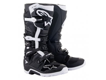 boty TECH 7 ENDURO DRYSTAR, ALPINESTARS (černá/bílá) 2025 (Velikost/Provedení 48)