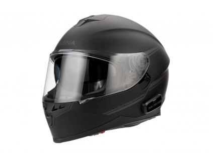 Mesh přilba s headsetem Outride, SENA (matná černá) (Velikost/Provedení S)