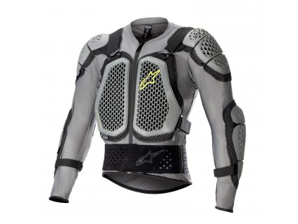 chránič těla BIONIC ACTION 2, ALPINESTARS (šedá/černá/žlutá fluo) 2026 (Velikost/Provedení XL)
