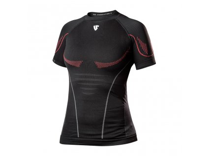 termotriko s krátkým rukávem HERO SHORT SLEEVE WOMEN, UNDERSHIELD, dámské (černá)