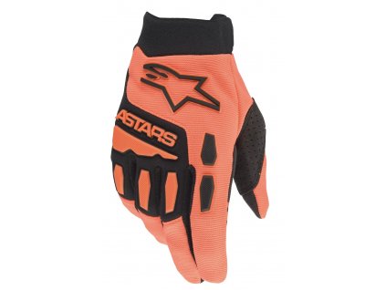 rukavice FULL BORE, ALPINESTARS (oranžová/černá) 2024