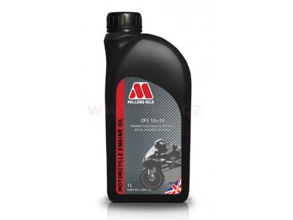 Millers Oils ZFS 10w50, plně syntetický olej pro vysoce výkonné 4-taktní motocyklové motory, 1 L