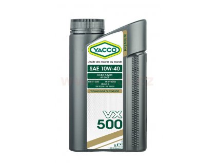 Motorový olej YACCO VX 500 10W40, 1 L