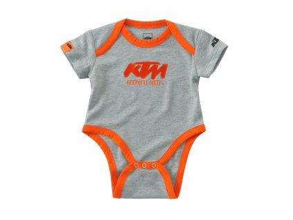 dětské body, KTM (šedá,bílá) set.2ks