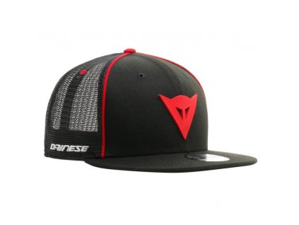 DAINESE 9FIFTY TRUCKER SNAPBACK čepice černá/červená