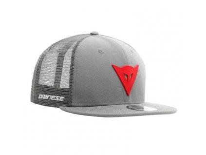 DAINESE 9FIFTY TRUCKER SNAPBACK čepice šedá/červená