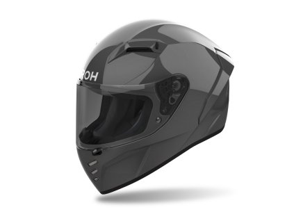 přilba CONNOR Color, AIROH (tmavá šedá) 2026 (Velikost/Provedení S)