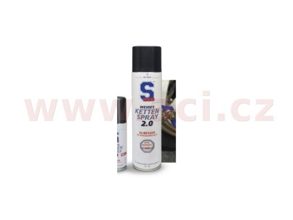 S100 mazivo na řetězy - White Chain Spray 2.0 400 ml