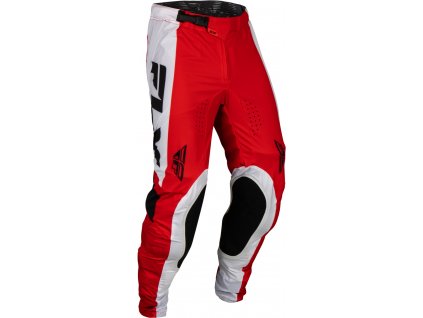 kalhoty LITE, FLY RACING - USA 2024 (červená/bílá/černá)