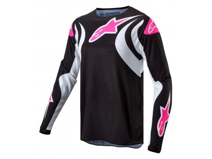 dres STELLA FLUID, ALPINESTARS, dámský (černá/bílá) 2024