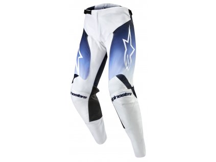 kalhoty RACER HOEN, ALPINESTARS (bílá/modrá) 2024