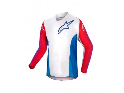 dres RACER PNEUMA, ALPINESTARS, dětský (bílá/modrá/červená) 2024