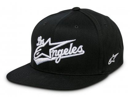 kšiltovka LOS ANGELES HAT, ALPINESTARS (černá/bílá)