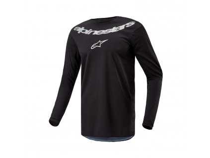 dres FLUID GRAPHITE, ALPINESTARS (černá/střibrná) 2024