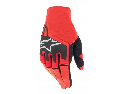 rukavice TECHSTAR, ALPINESTARS (červená/černá/bílá) 2024