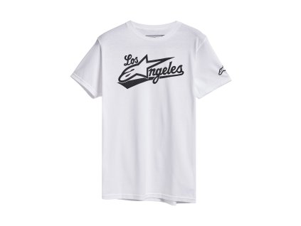 triko LOS ANGELES TEE, ALPINESTARS (bílá)